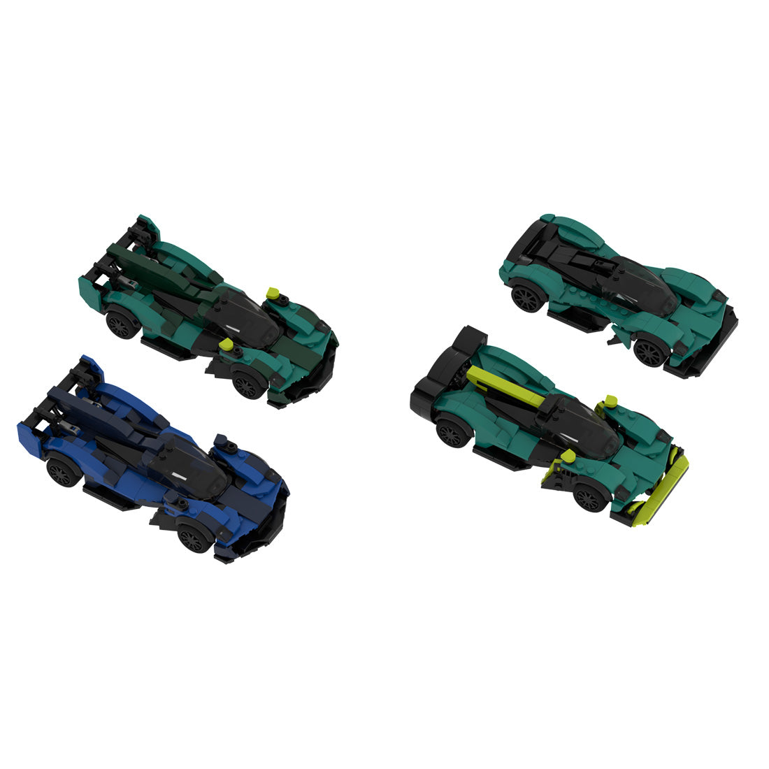 MOC-265825 Aston Martin Valkyrie 4-in-1 Building Blocks