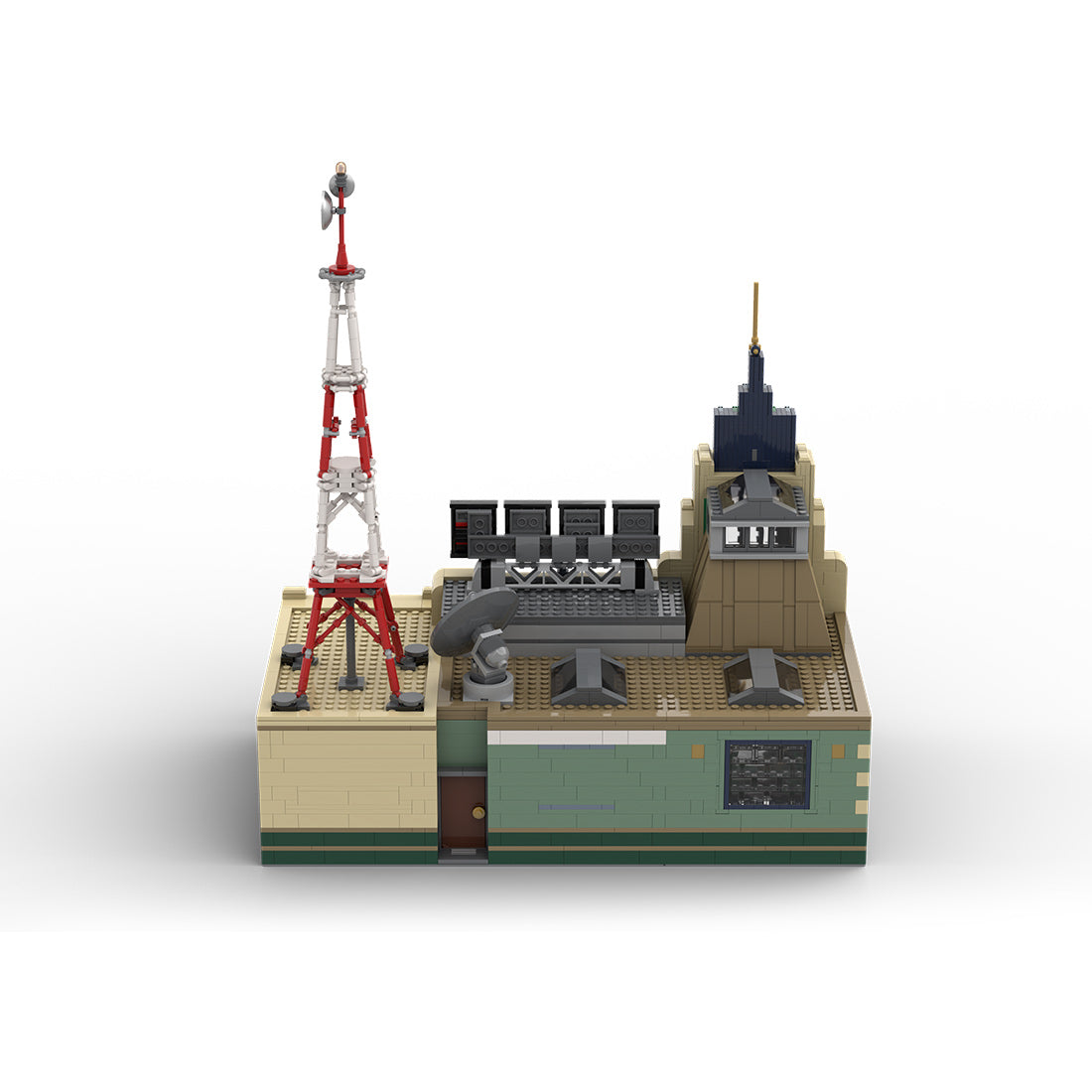 MOC-226314 Brick FM Radio Station Building Blocks
