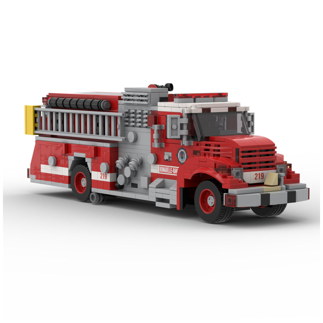 MOC-269790 Type 2 Conventional Cab Fire Truck Building Blocks
