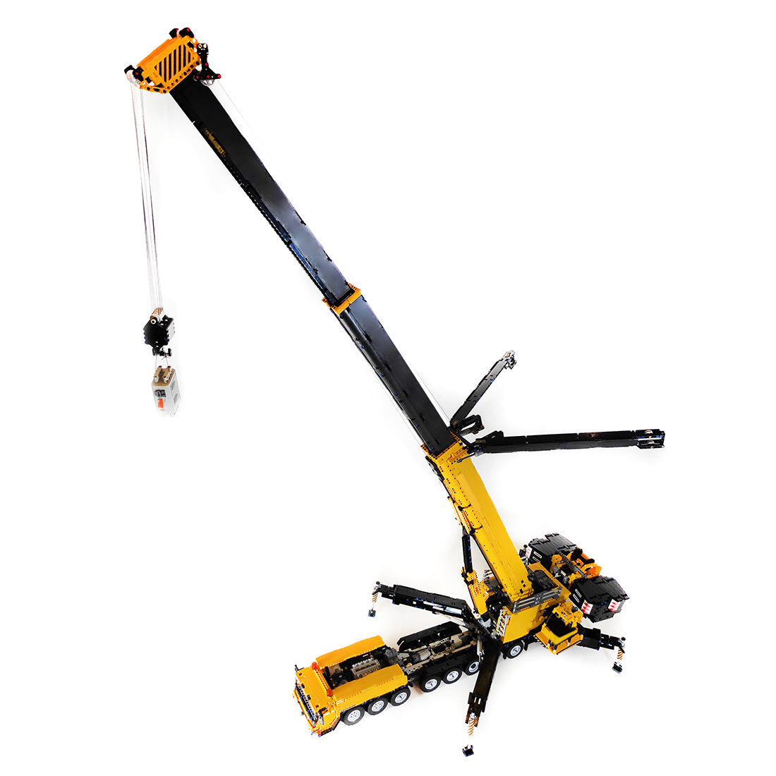 MOC Small Particles V3.0 1:20 2.4G RC Mobile LTM1750-9.1 All-terrain Crane Building Blocks