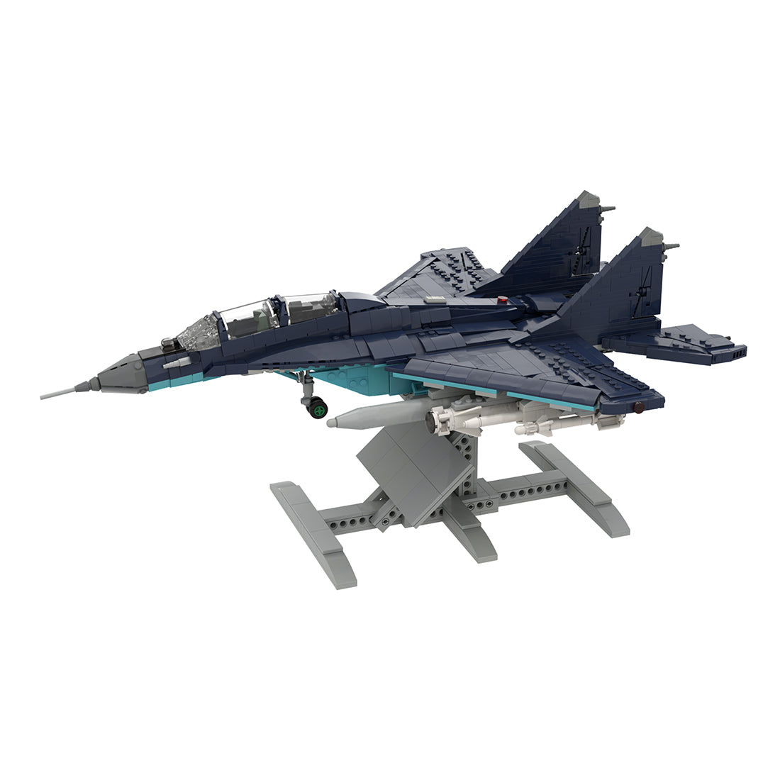 Modern Navy Carrier Fighter Jet Building Blocks