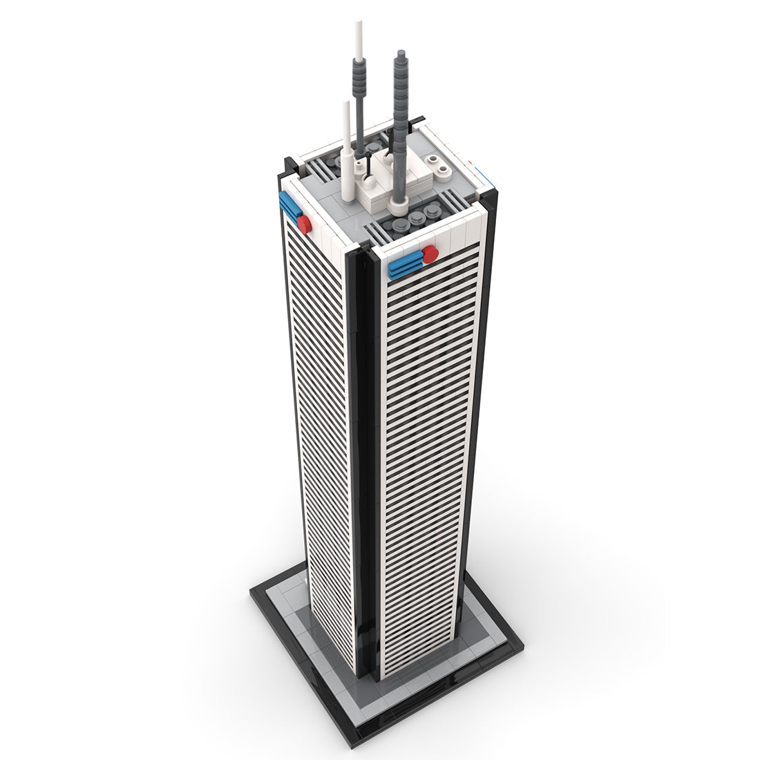 MOC-243505 1:800 Scale First Canadian Place Building Blocks