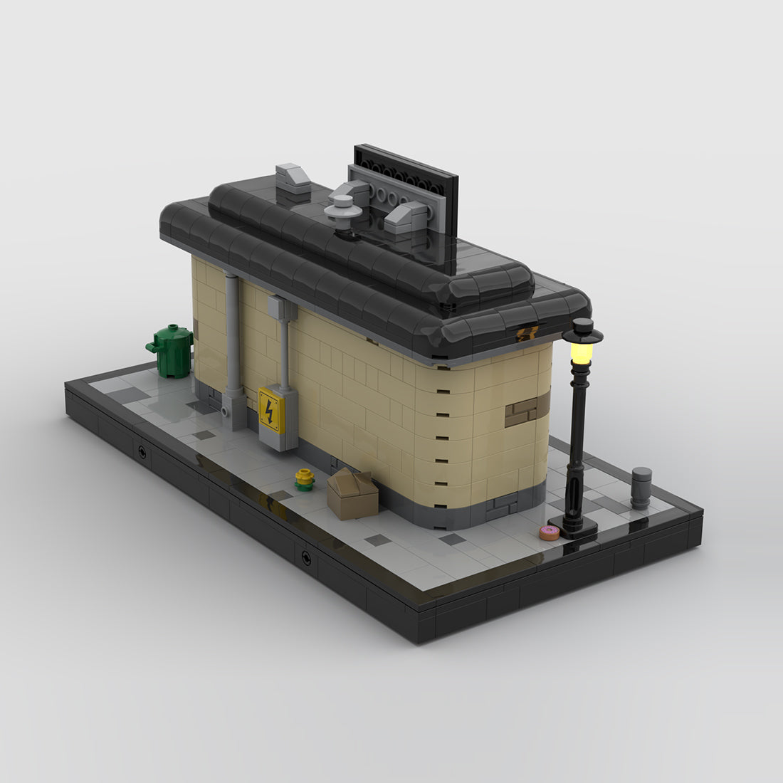 Street View Nightlife Series Night Bite Modular Building Blocks