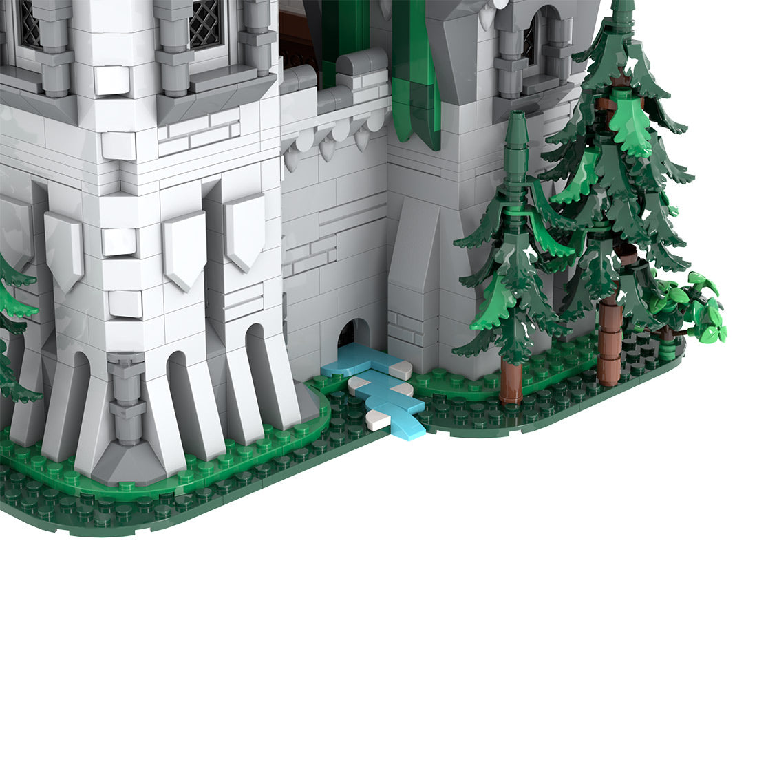 MOC-241818 Green Dragon Knights’ Castle Building Blocks