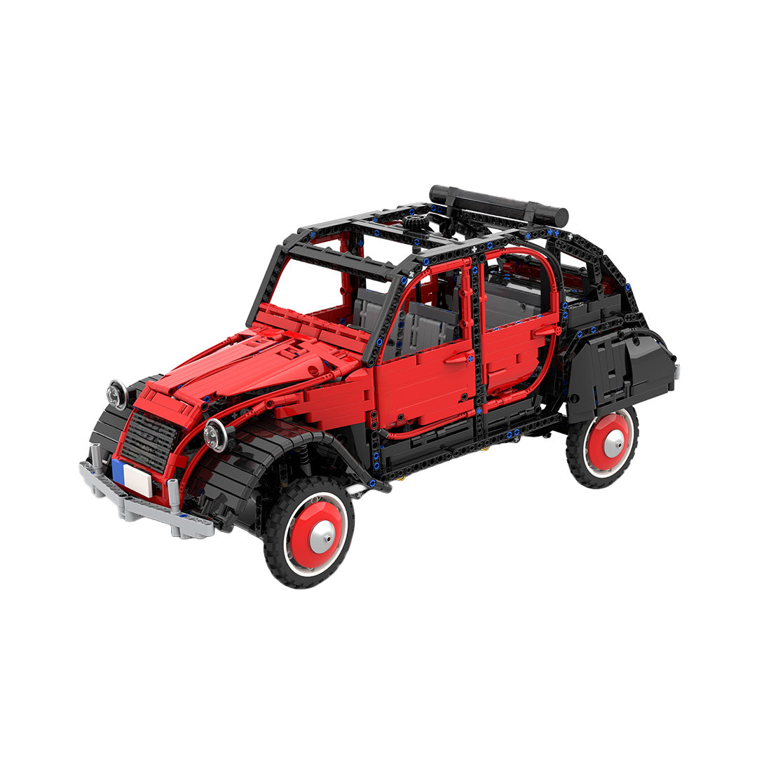 MOC-152745 Citroen 2CV Charleston Enhanced 1:8 Scale Building Blocks