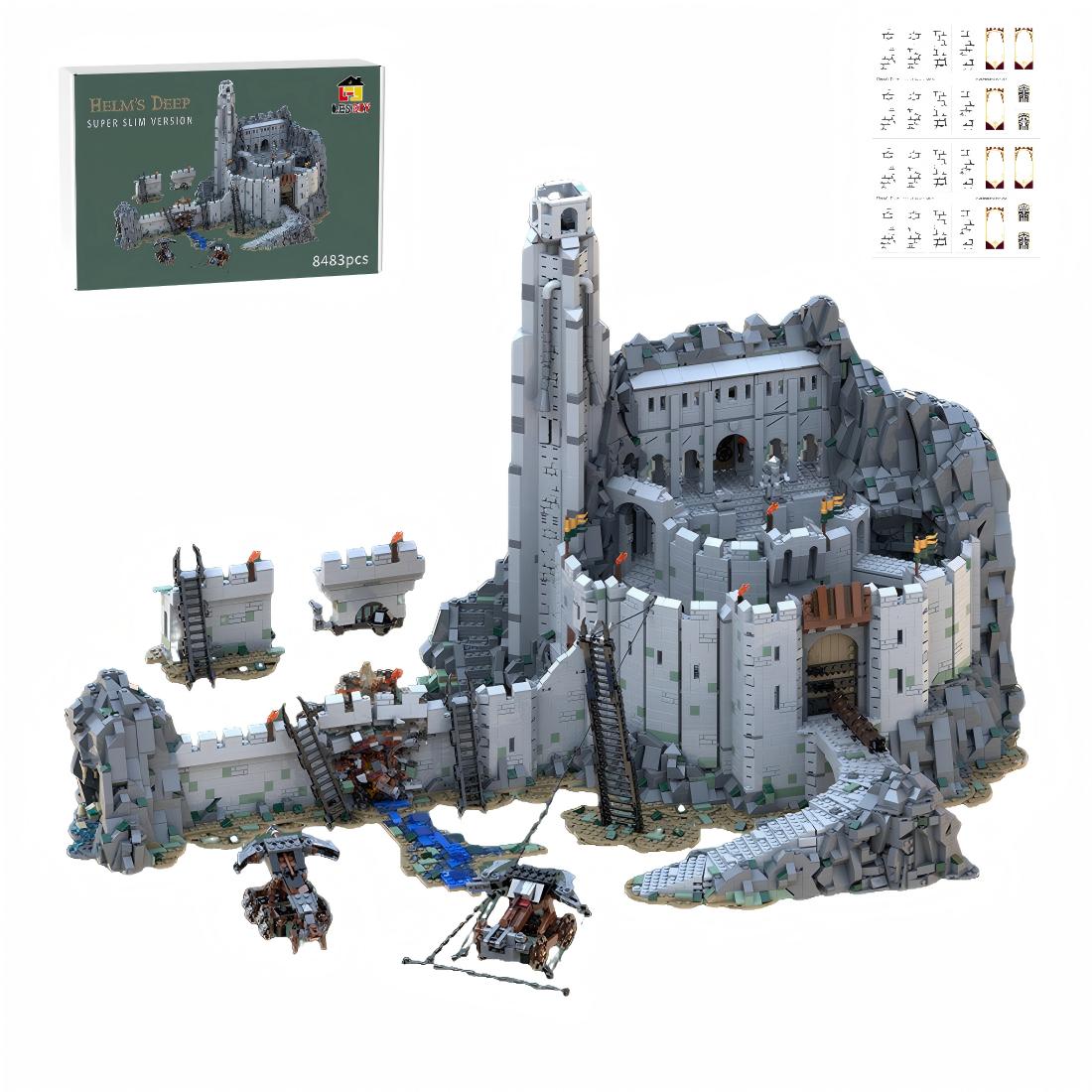 MOC-234842 Helm's Deep - the ultimate MOD - SUPER SLIM Building Blocks