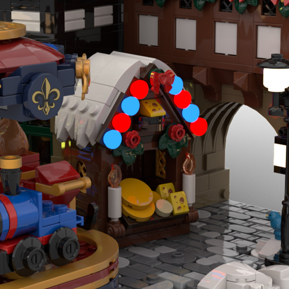 Christmas Old Town Winter Village Building Blocks