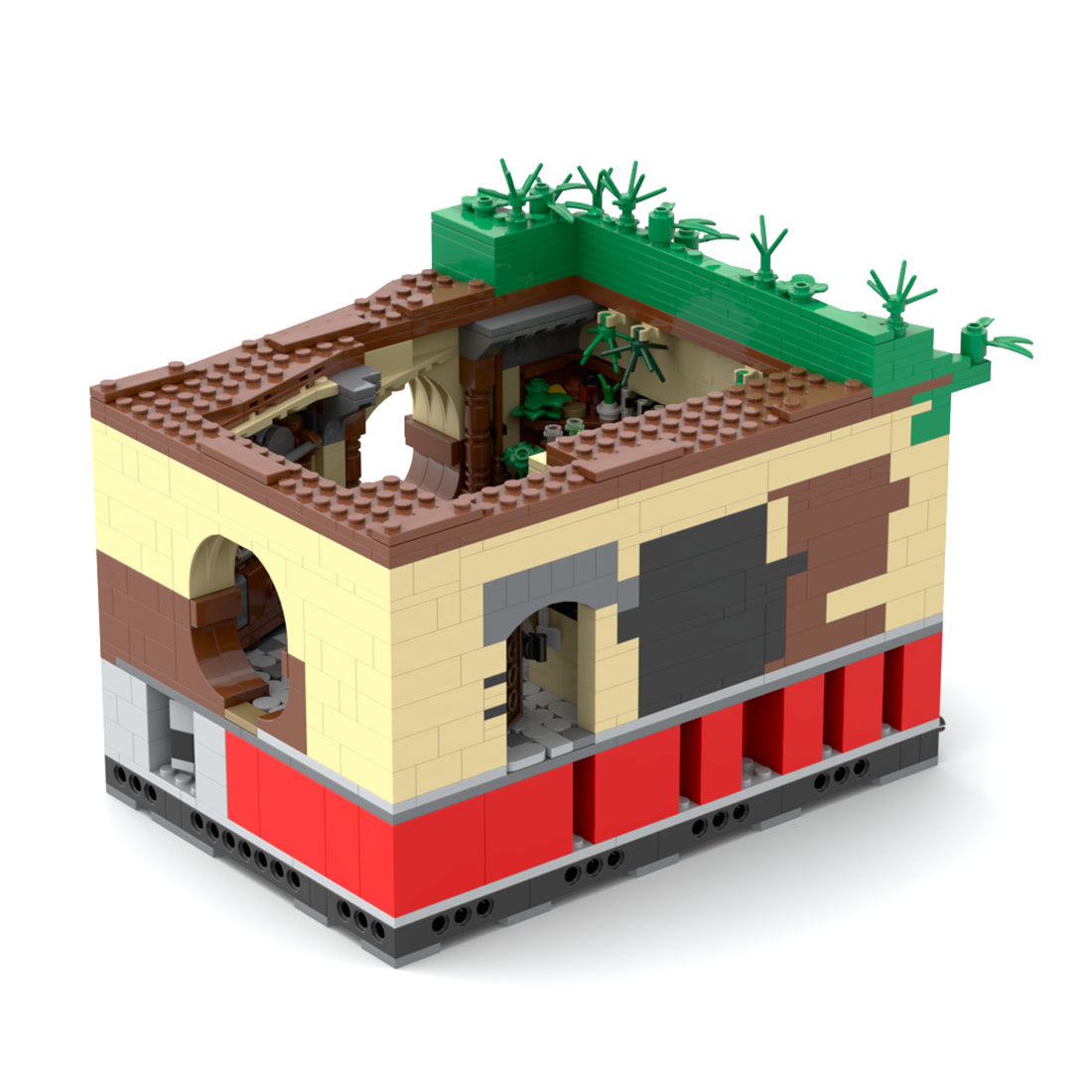 Medieval Cavern Dwelling M18 Modular Building Blocks