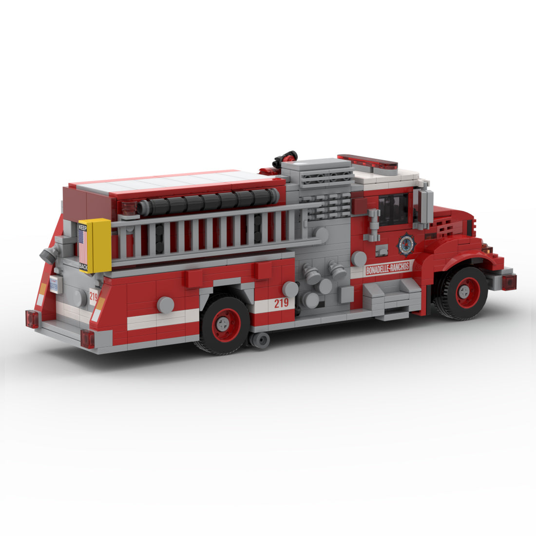 MOC-269790 Type 2 Conventional Cab Fire Truck Building Blocks