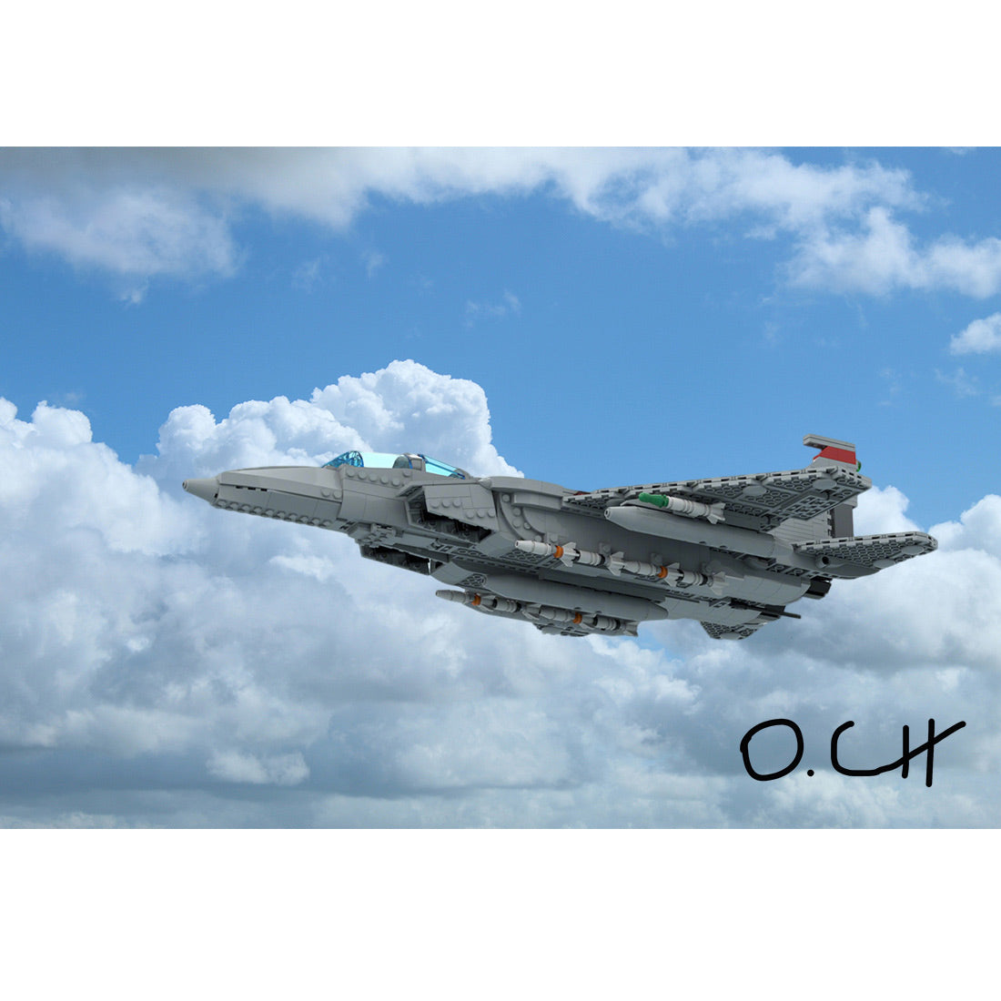 MOC-210105 F-15D Eagle Building Blocks