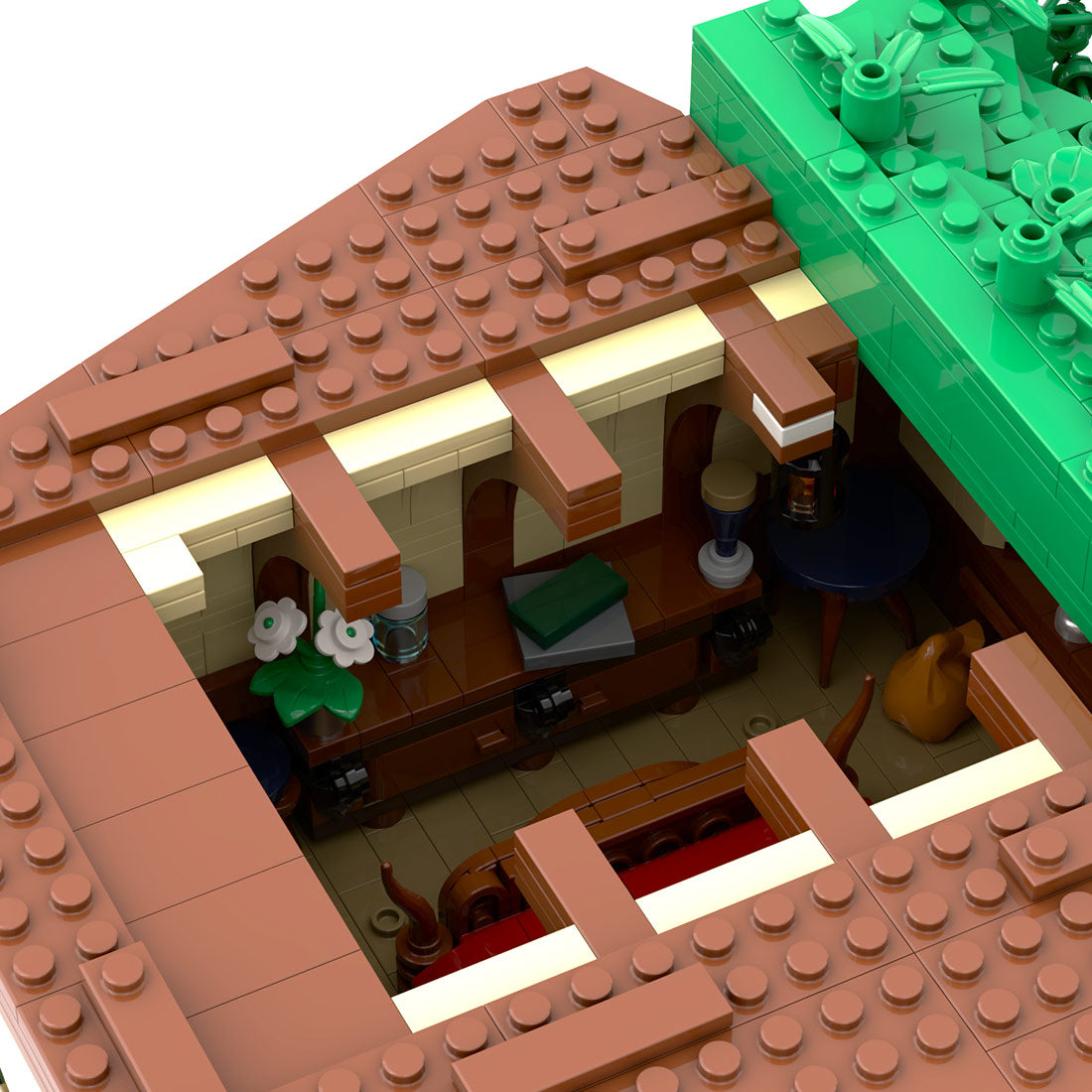 Medieval Cavern Dwelling Modular Building Blocks-Section 2 Guest Room
