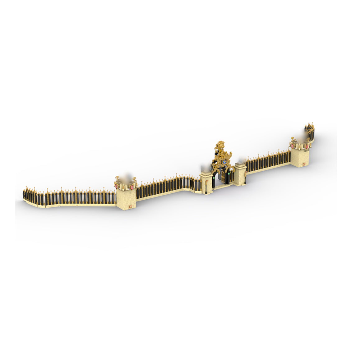 MOC-214157 Château de Versailles Part 5 “Grilles d'Honneur” Building Blocks