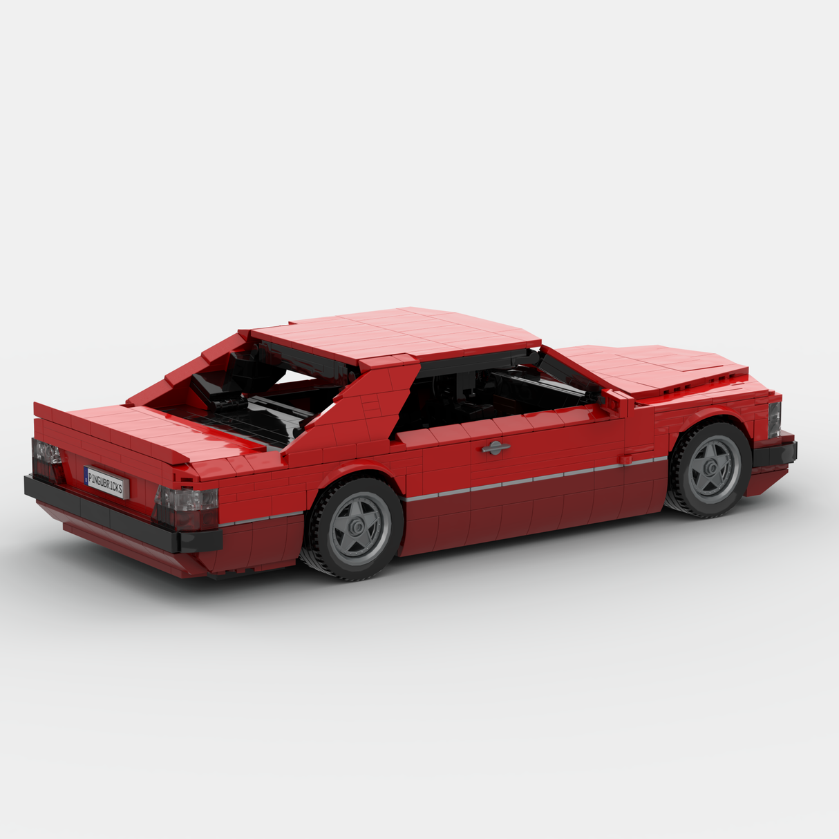 1980s German Grand Touring Coupe Building Blocks (Gobricks)