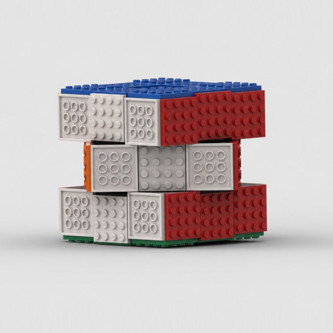 MOC-252255 100% Rubik's Cube Mechanical Building Blocks