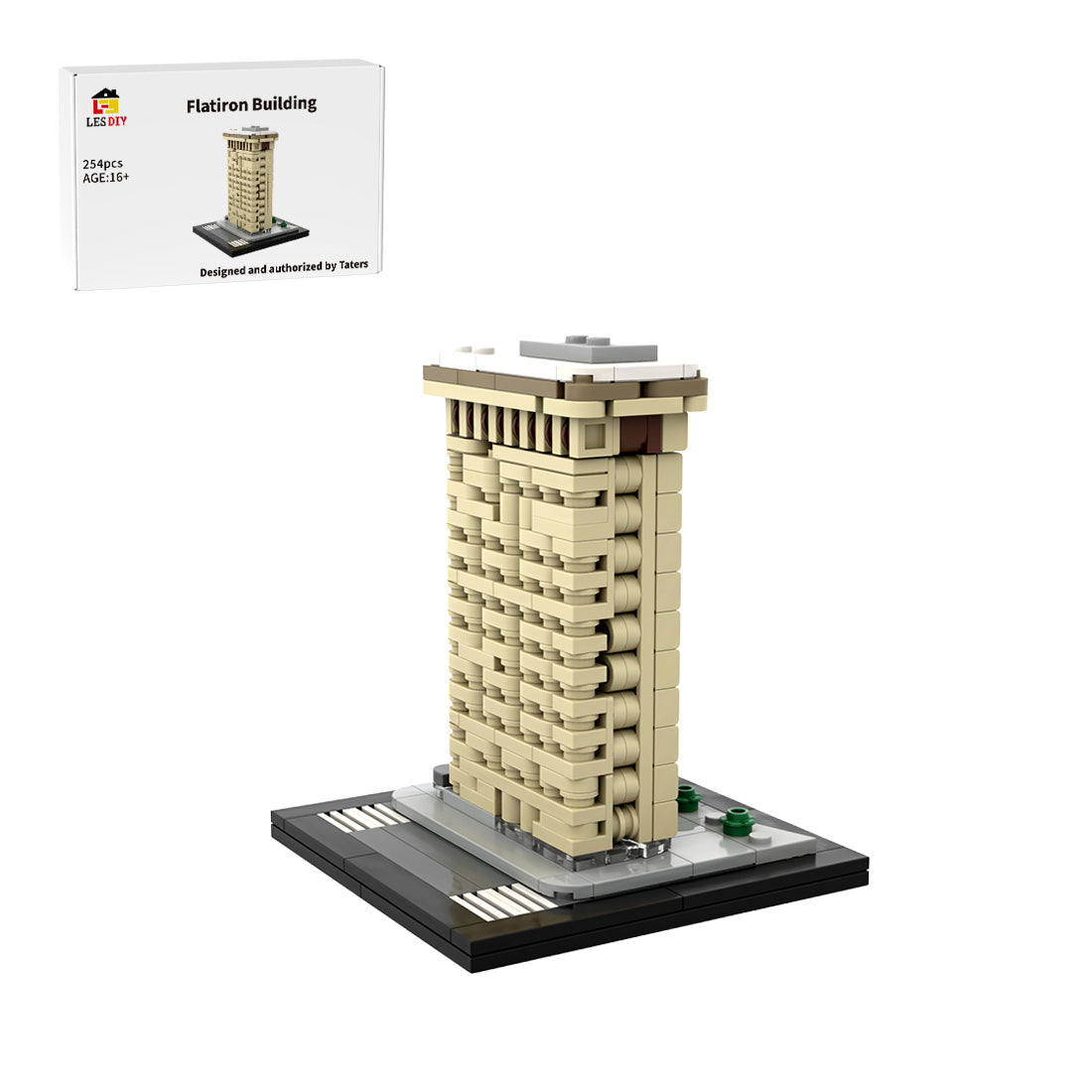 MOC-261055 Flatiron Building 1:800 Scale Building Blocks