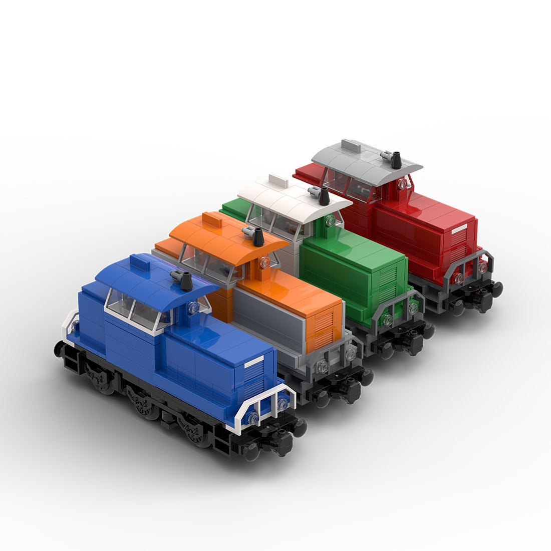 4 in 1 BR - 363 Electric Locomotive Building Blocks - LesDiy - MOC