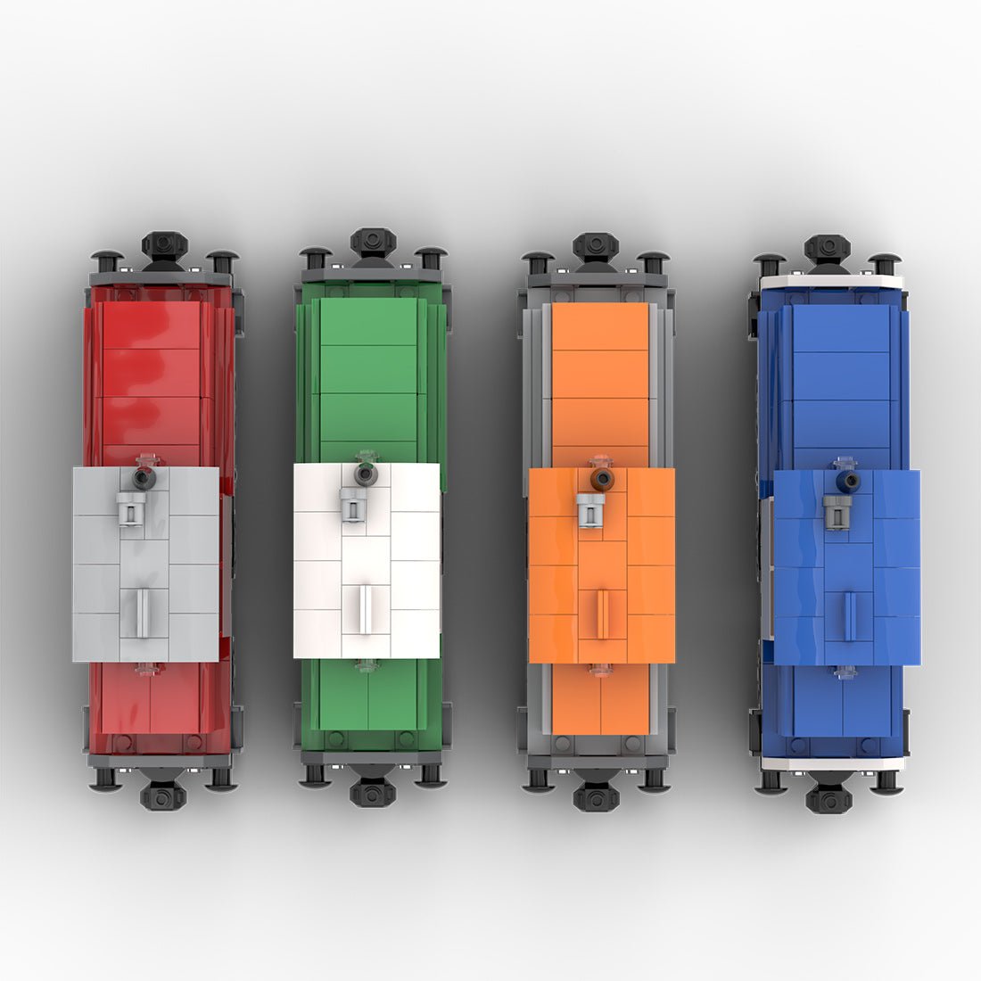 4 in 1 BR - 363 Electric Locomotive Building Blocks - LesDiy - MOC