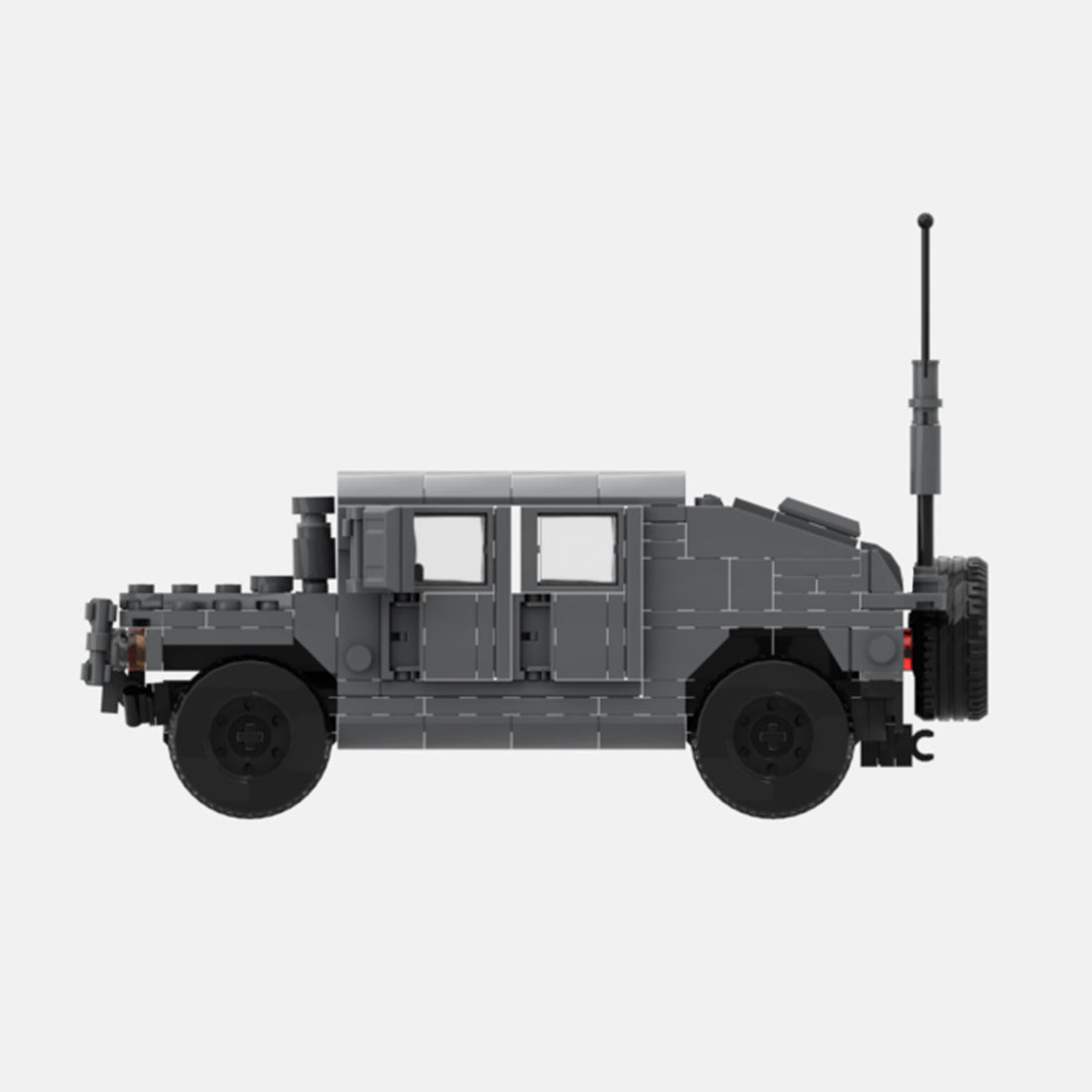 Urban HUMVEE 5 Modern Military Vehicle Building Blocks