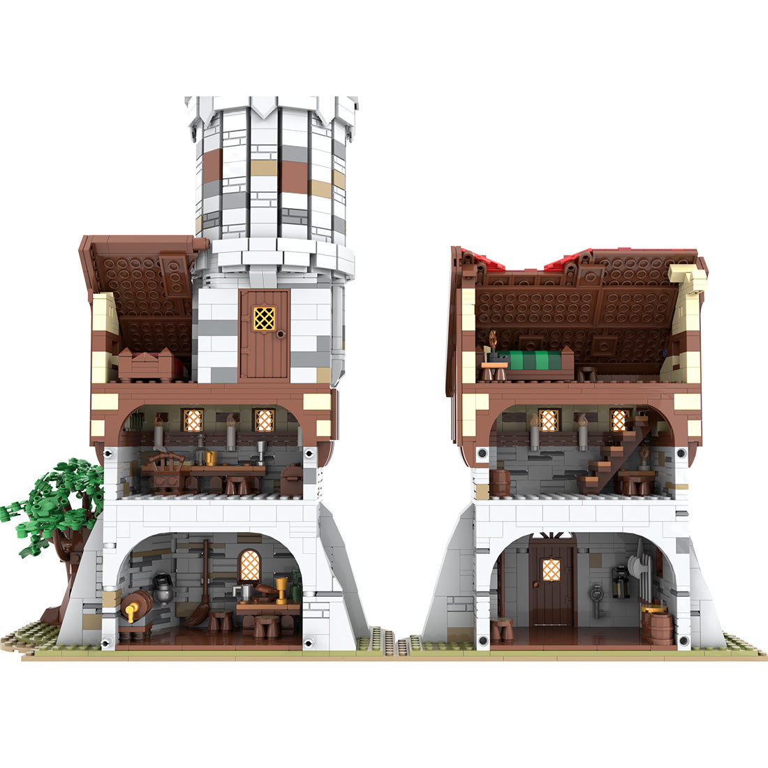 MOC-212258 Medieval Tower Building Blocks