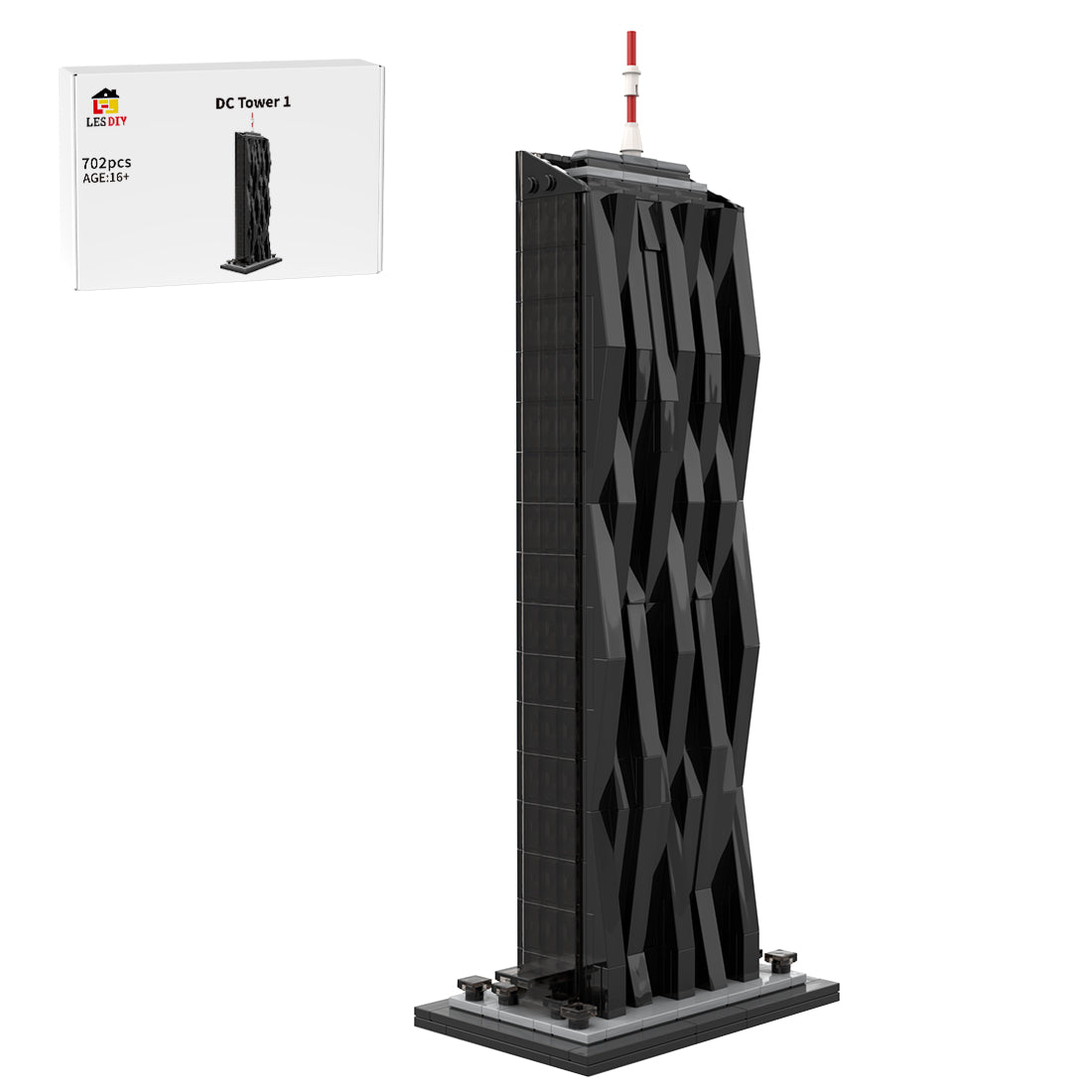 MOC-261862 1/800 Scale DC Tower Building Blocks