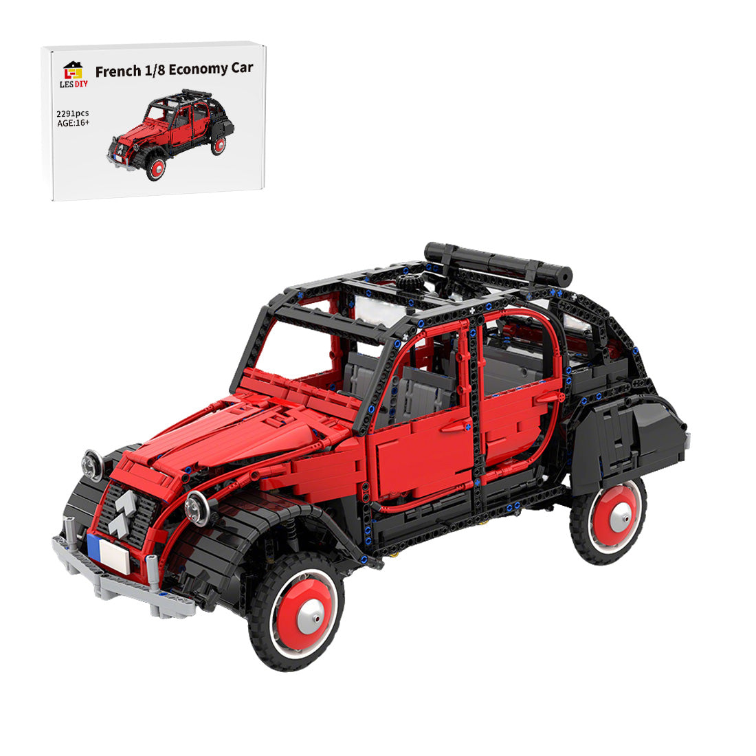 MOC-152745 Citroen 2CV Charleston (Enhanced) Building Blocks