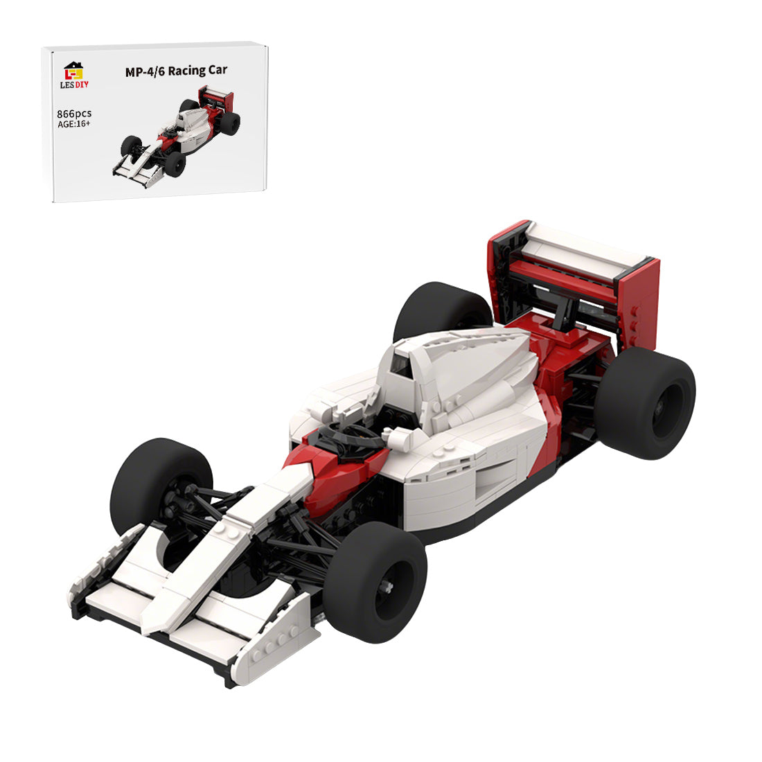 MOC-247636 McLaren MP4/6 - working V12 Building Blocks