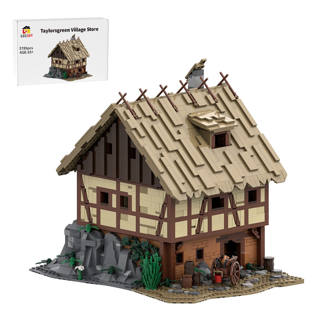 Medieval Taylorsgreen Village Store Building Blocks