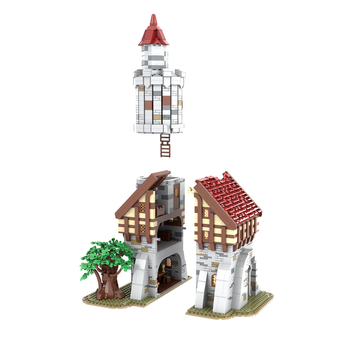 MOC-212258 Medieval Tower Building Blocks