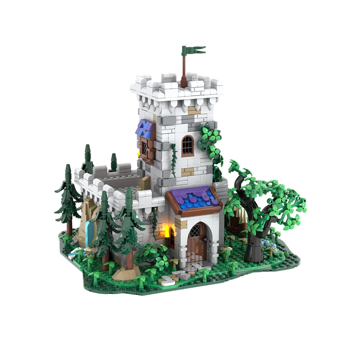 MOC-228153 Modular Medieval Outpost Tower Building Blocks