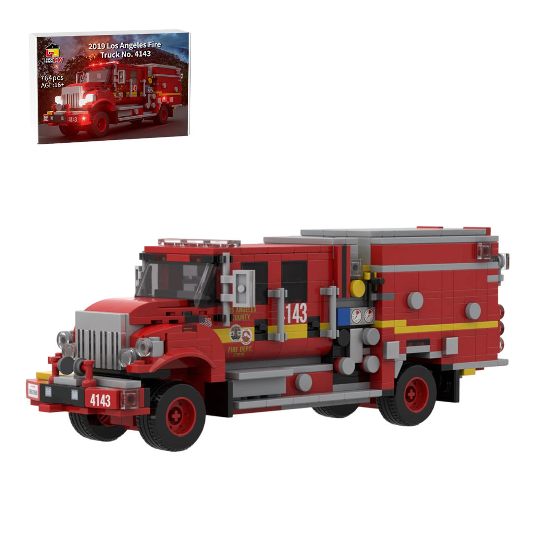 MOC-244154 2019 BME Intl. Type 3 Brush Engine Los Angeles County FD Building Blocks