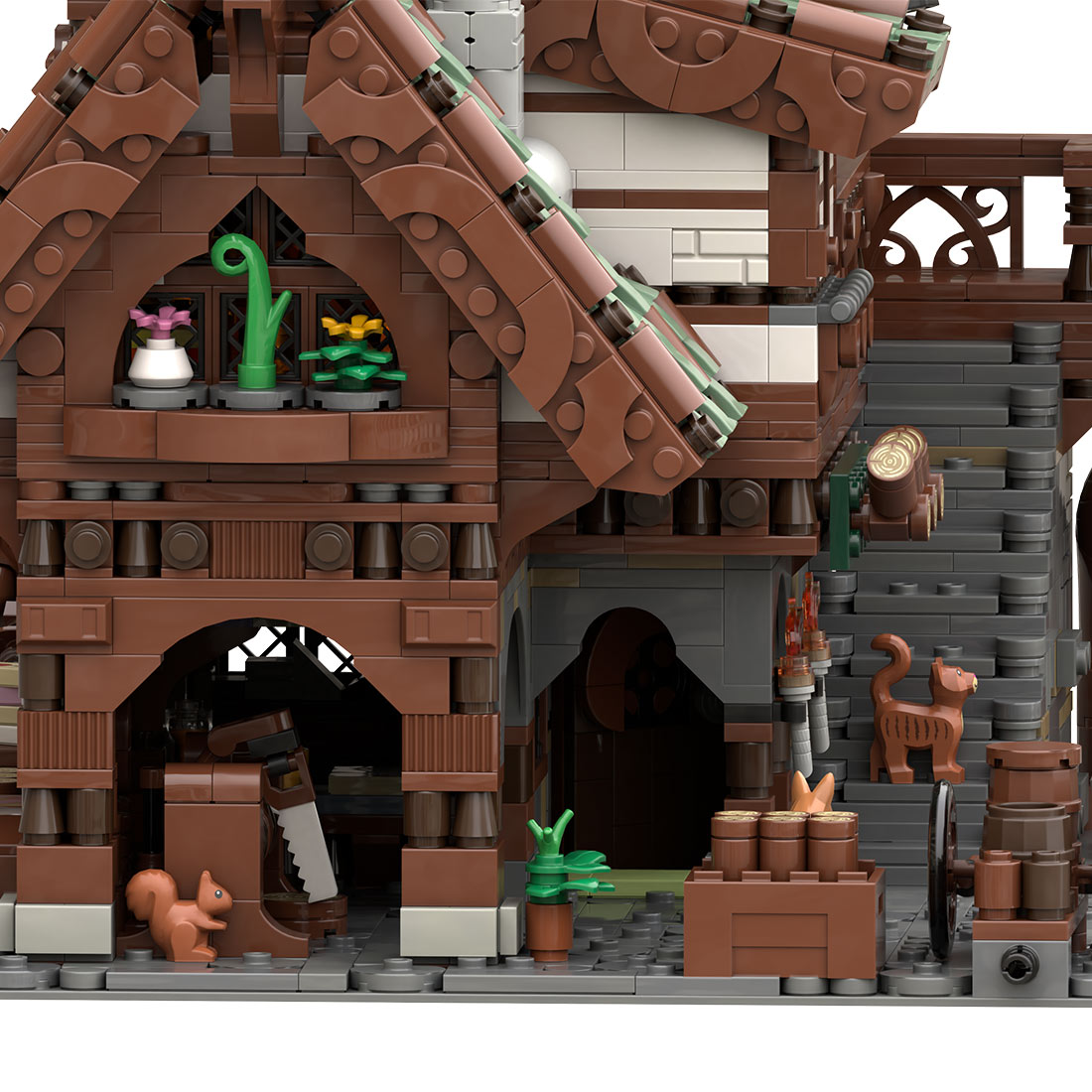 MOC-263858 The Craftsman's Woodwright Medieval Building Blocks