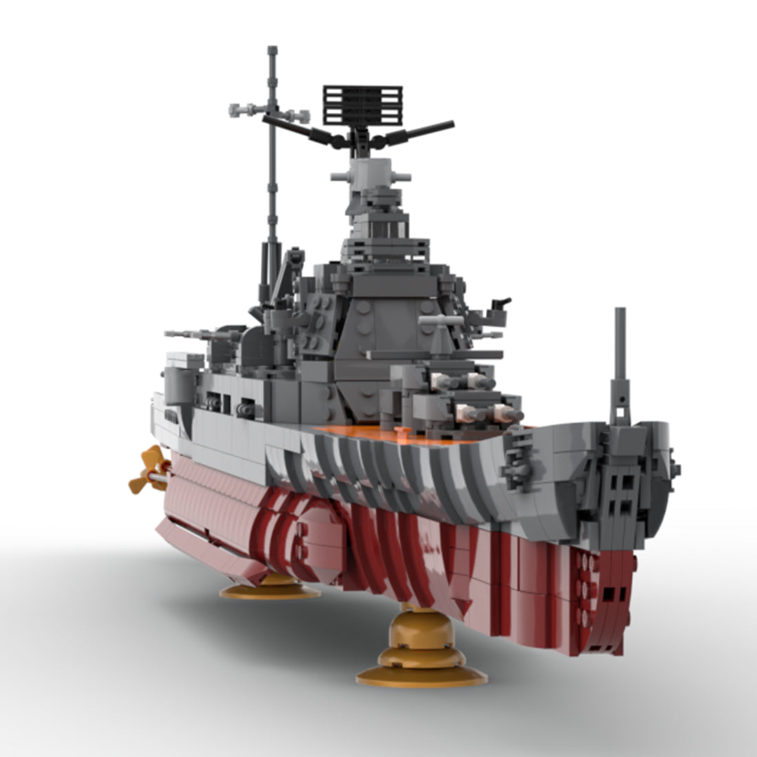 1:200 Scale IJN Atago Takao-Class Heavy Cruiser Building Blocks