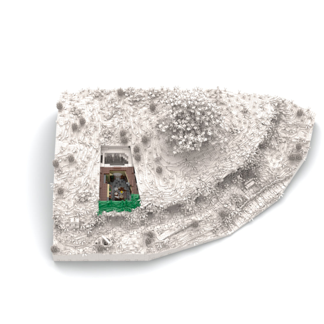 Medieval Cavern Dwelling M18 Modular Building Blocks