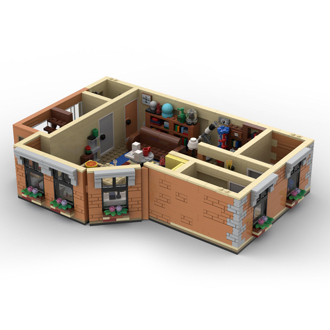 MOC-80163 Friends & Big Bang Apartment Building Blocks