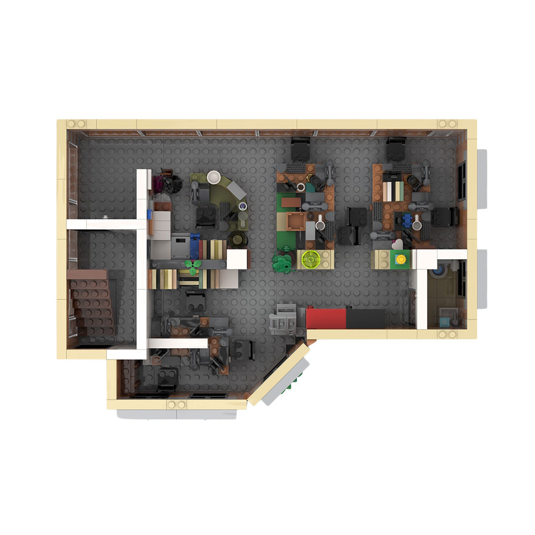 SitComplex Level 7 The Office Reception & Desks Building Blocks