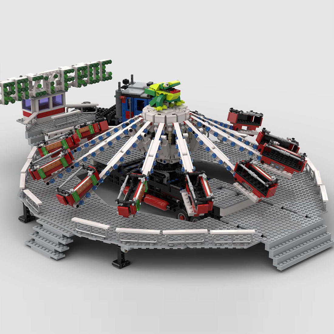 MOC- 214893 Fairground Crazy Frogs / Jump 'n' Smile Building Blocks