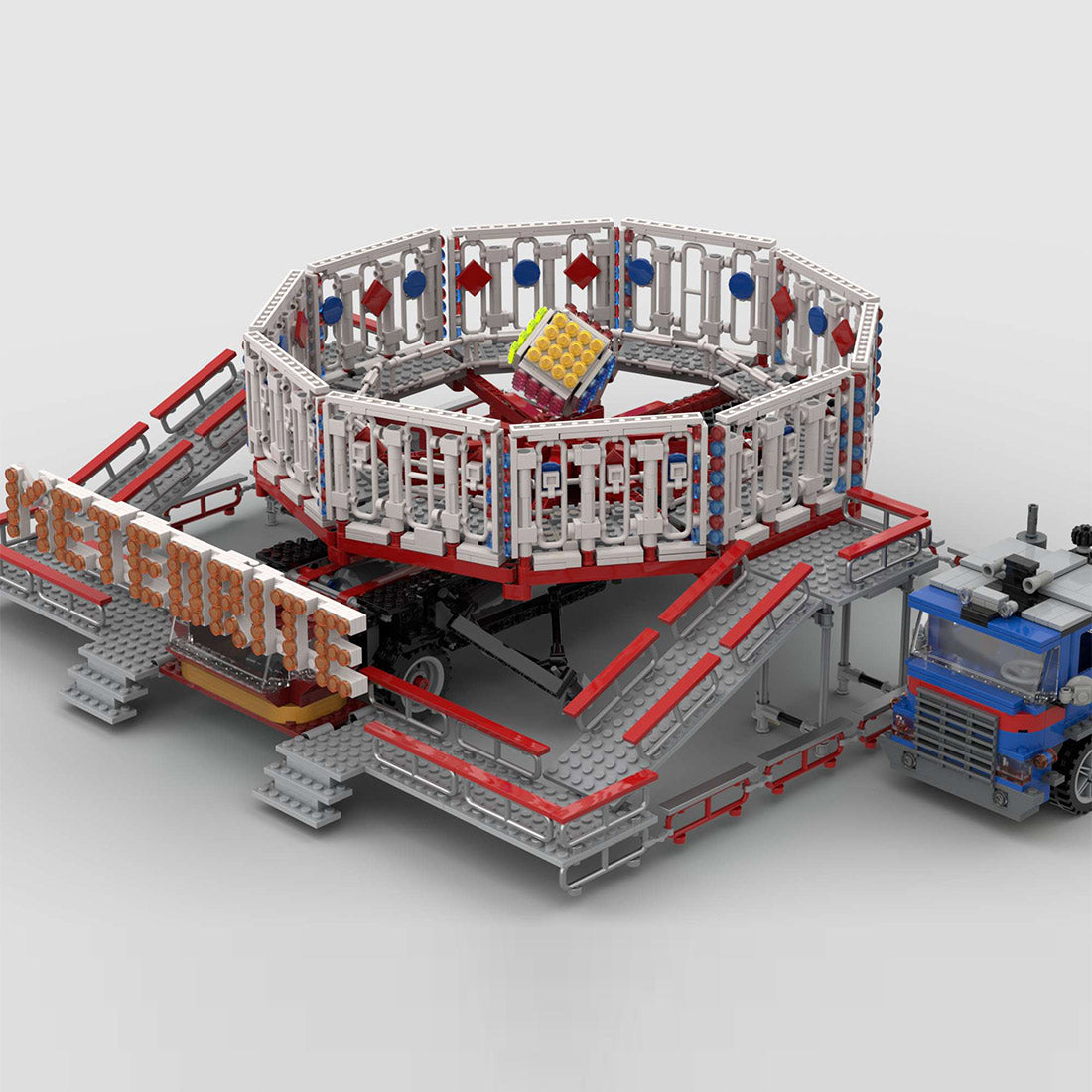 MOC-220631 Fairground Meteorite ride Building Blocks