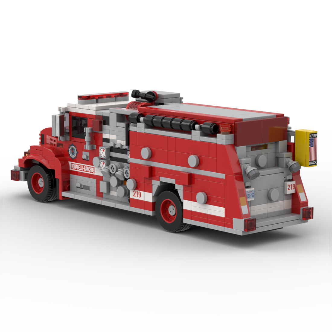 MOC-269790 Type 2 Conventional Cab Fire Truck Building Blocks