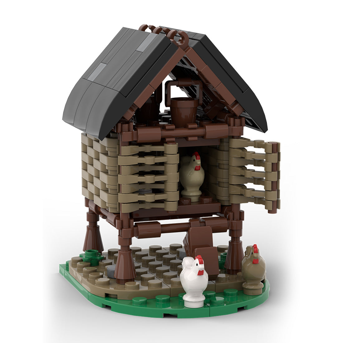 Medieval DIY Animals Ranch Building Blocks