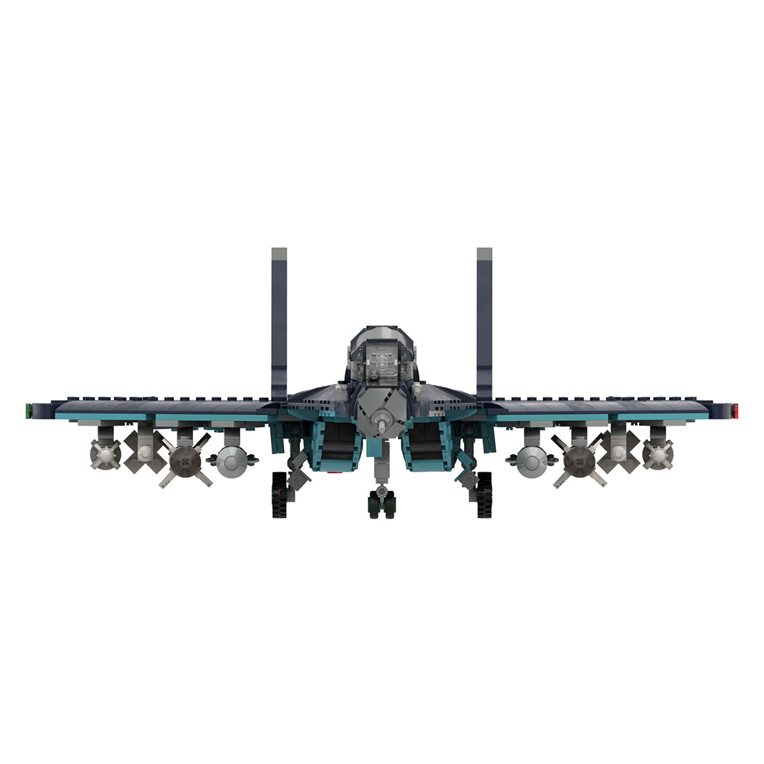 Modern Navy Carrier Fighter Jet Building Blocks