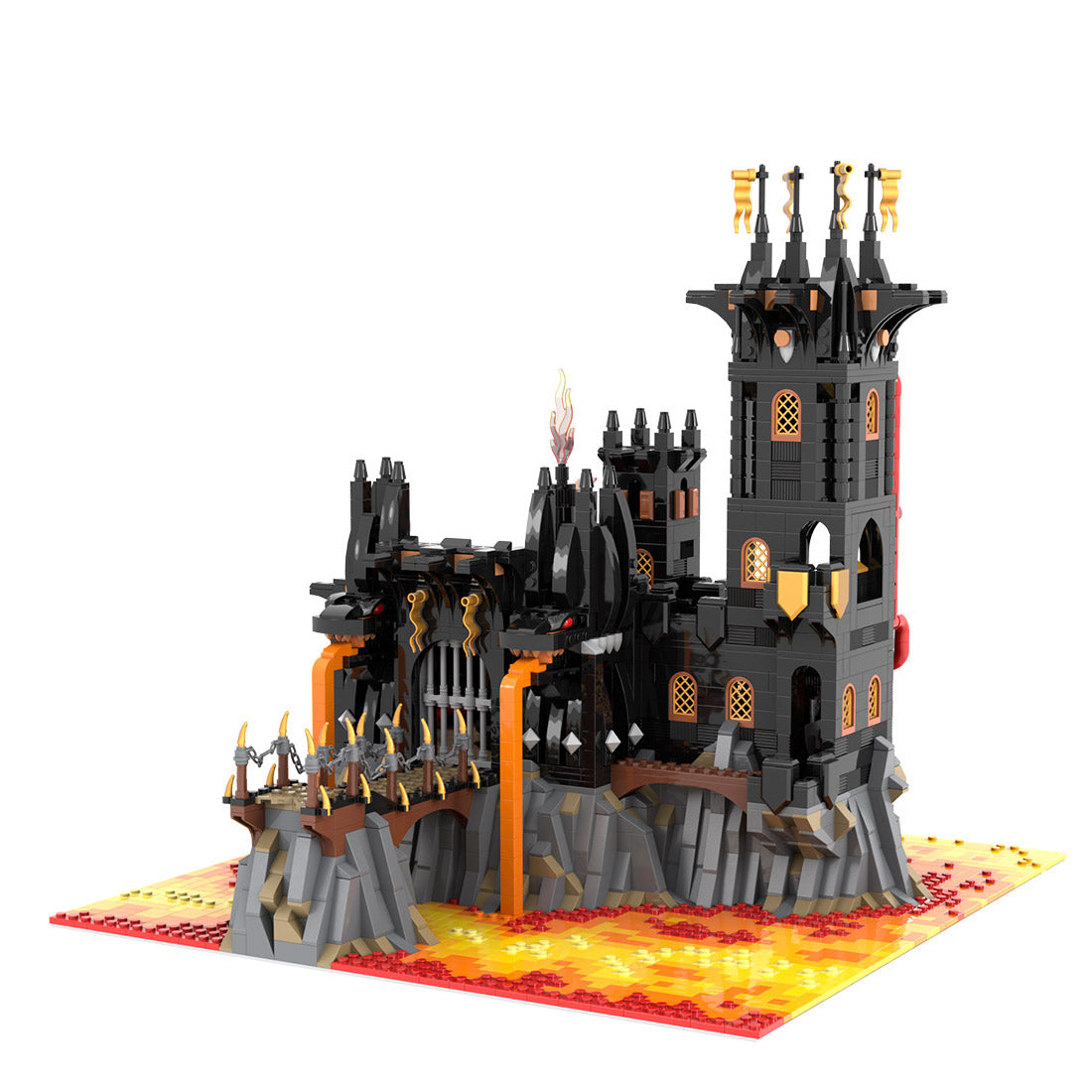 MOC-233488 Black Dragon's Fortress Building Blocks