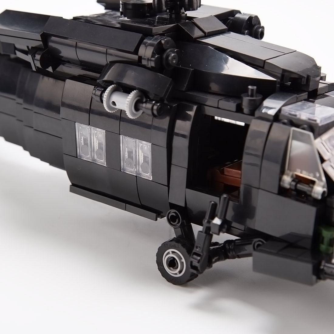 MH60M Black Hawk Military Copter Building Blocks