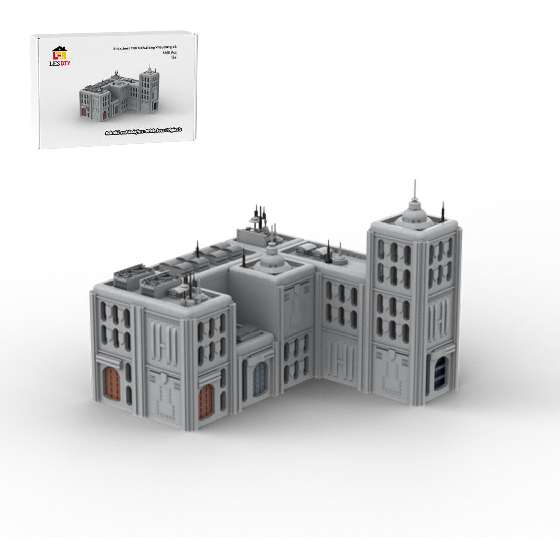 Modular VI Sci-Fi Outpost Building Blocks