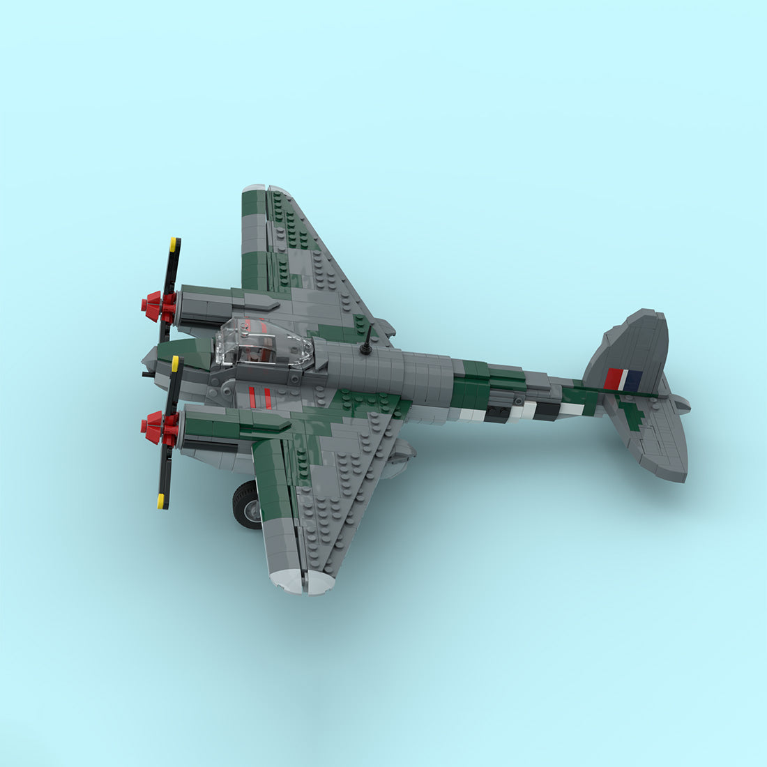 MOC-245547 De Havilland Mosquito Building Blocks