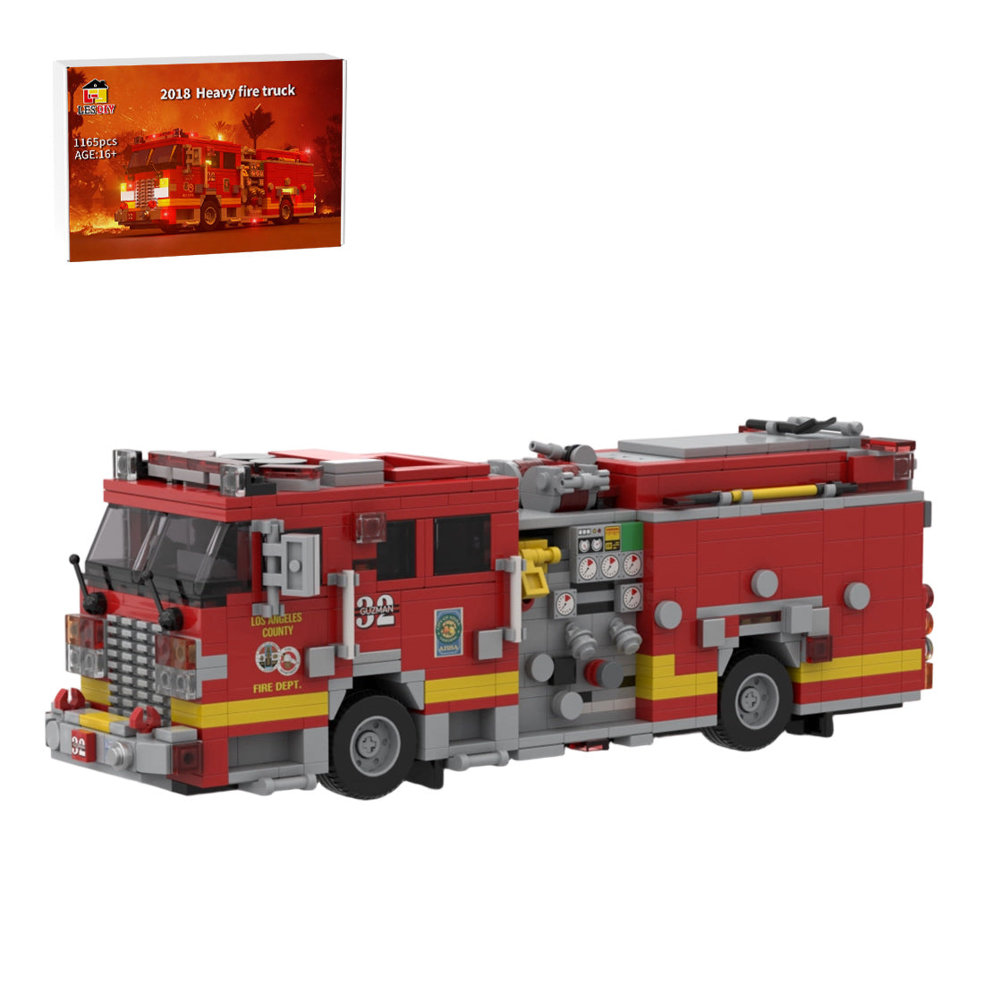 MOC-256293 2018 KME Predator Severe Fire Engine LACoFD Building Blocks