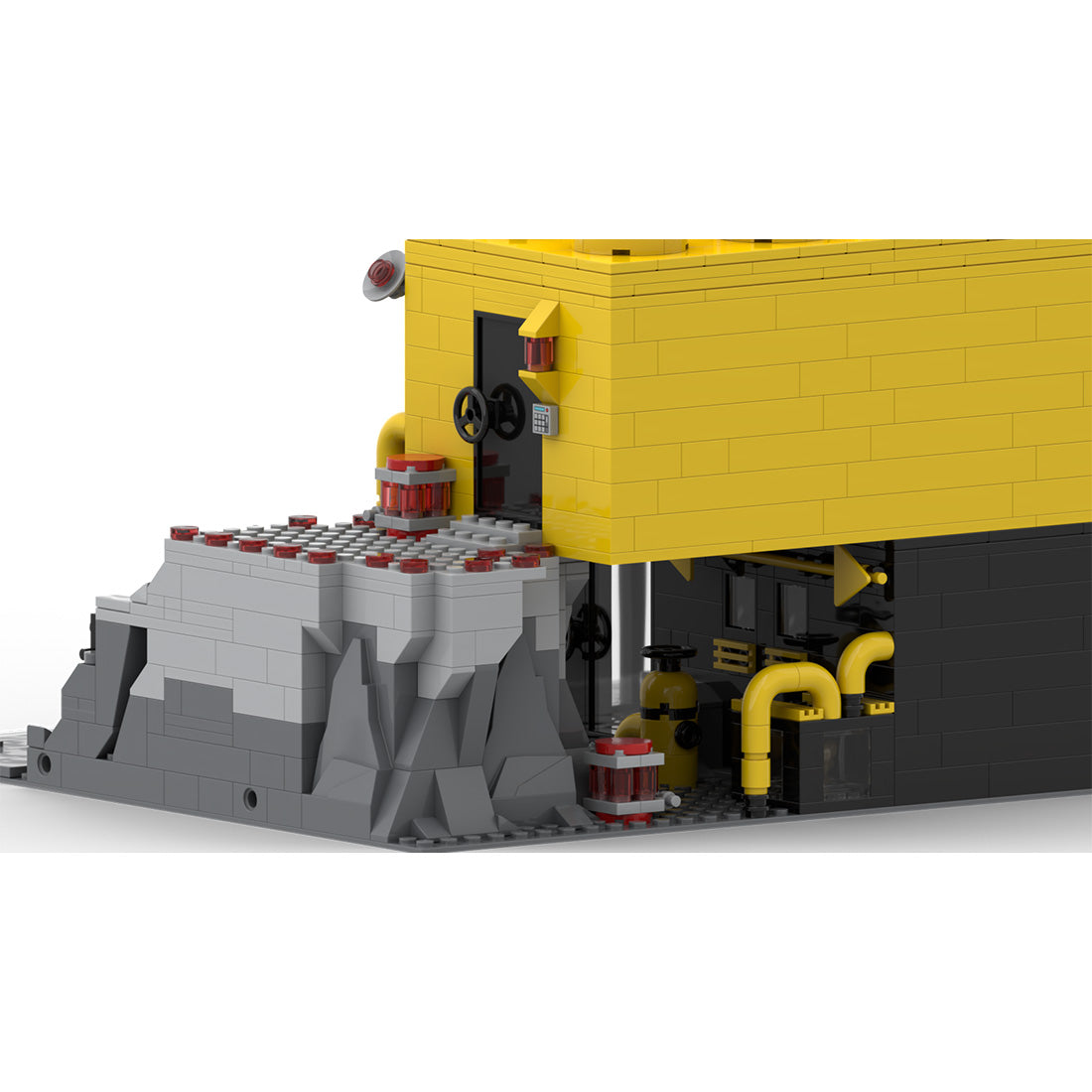 MOC-239813 Blacktron-Inspired City House Building Blocks
