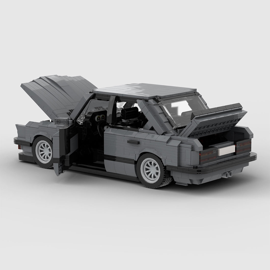 MOC-161114 BMW M5 E28 Dark Bluish Gray Building Blocks