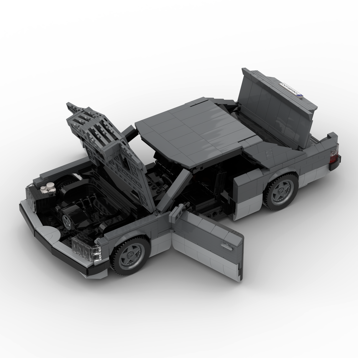 1980s German Grand Touring Coupe Building Blocks (Gobricks)