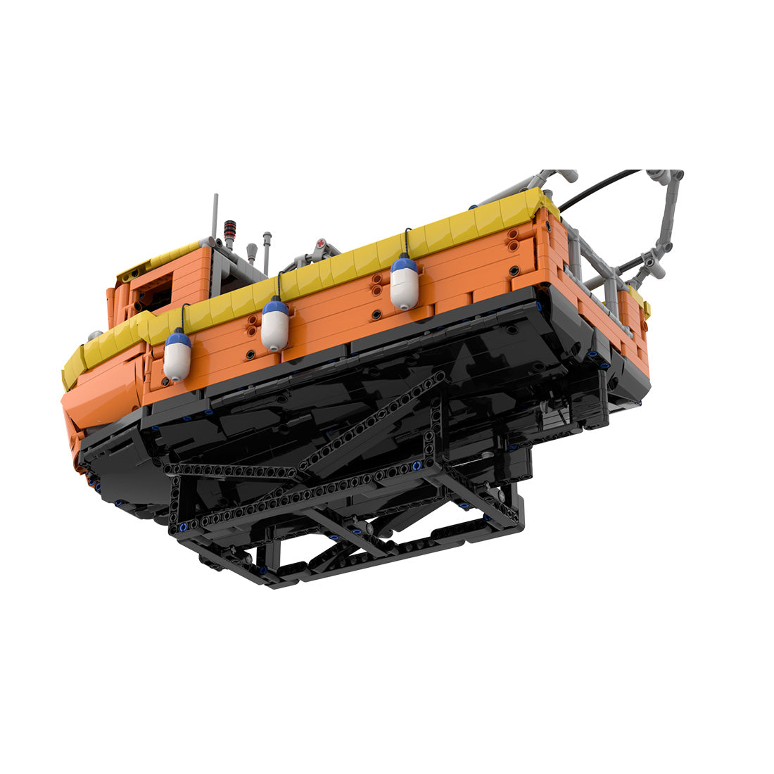 MOC-216080 30ft Seismic Survey Workboat 1:23 Scale Building Blocks