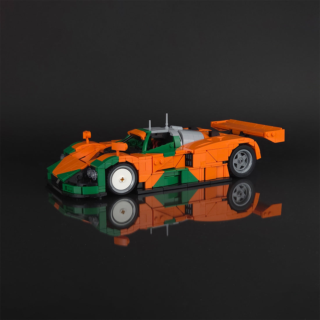Japanese LeMens Legend Racecar Building Blocks (gobricks)